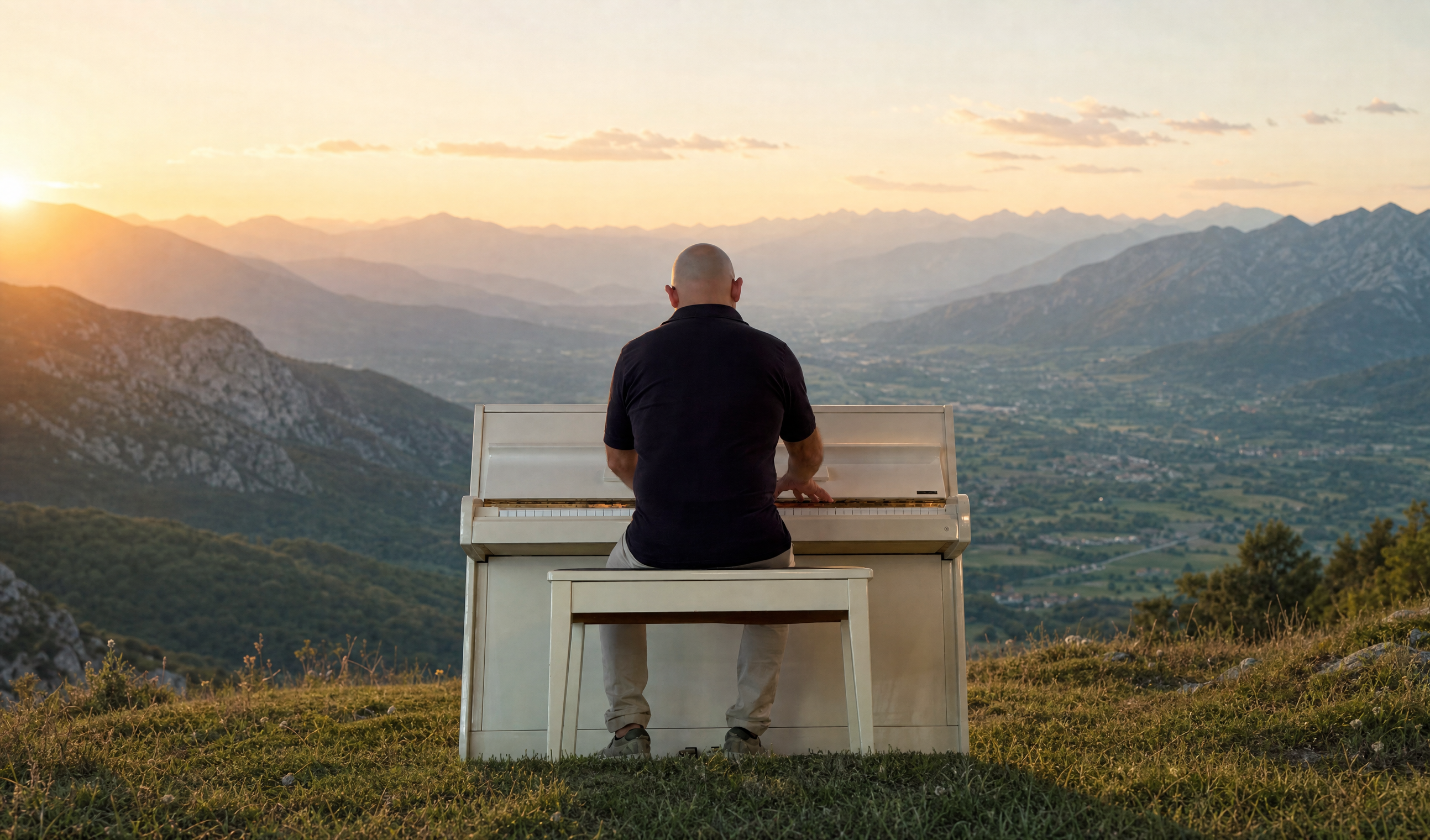 Filus at the piano
